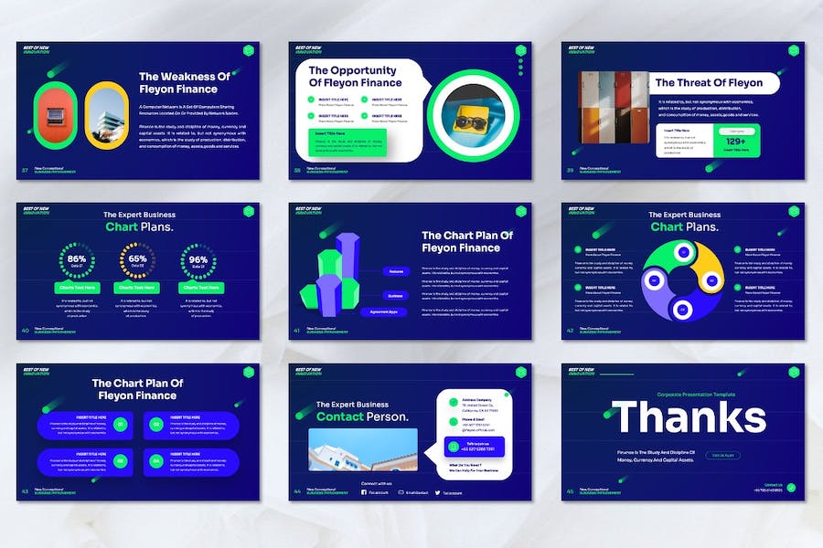 企业公司年度报告总结PPT模板 - PPT派