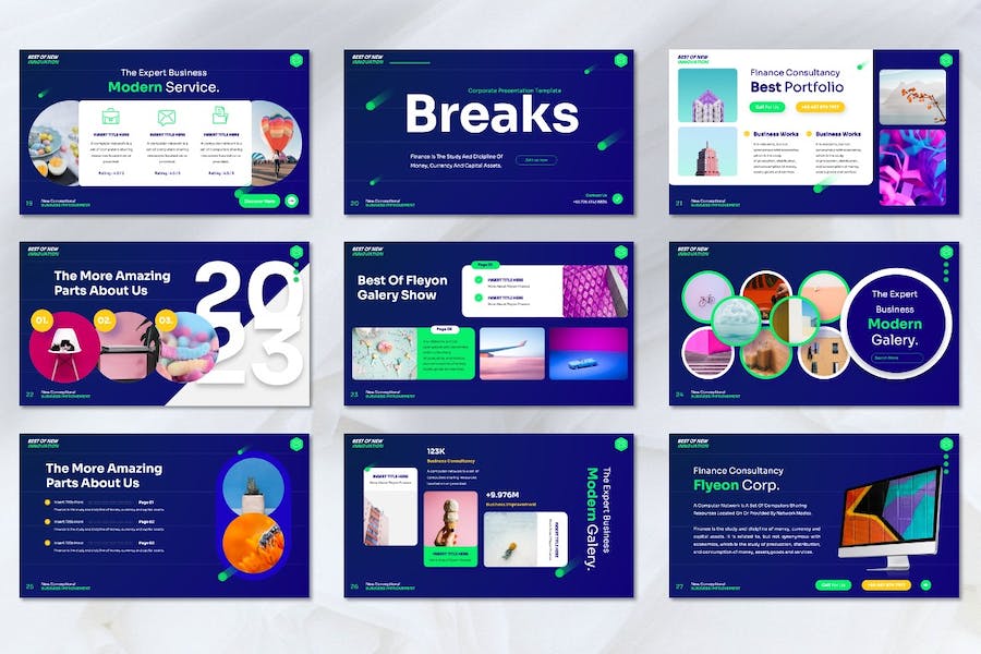 企业公司年度报告总结PPT模板 - PPT派