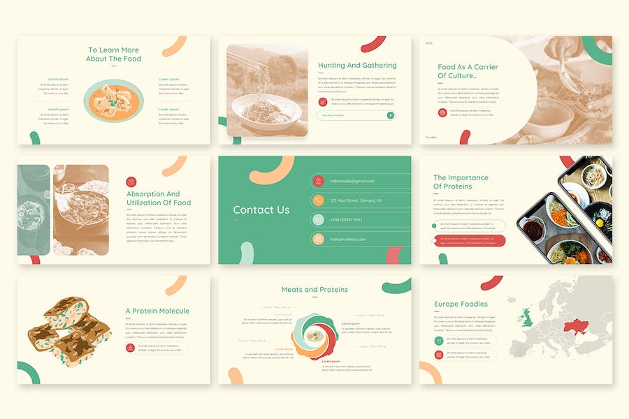 餐饮美食品牌商业融资计划书Keynote模板 - PPT派