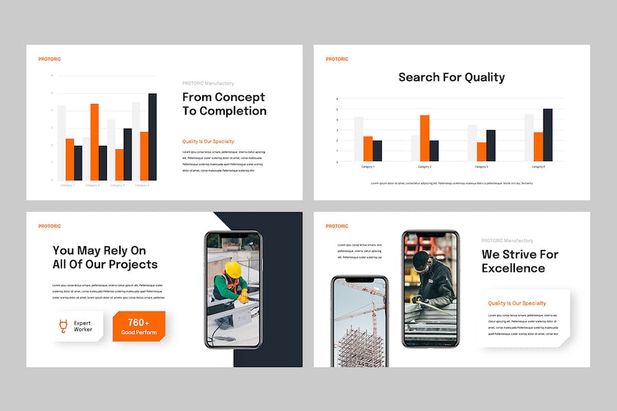 建筑施工项目管理规划讲述展示方案Keynote模板 - PPT派