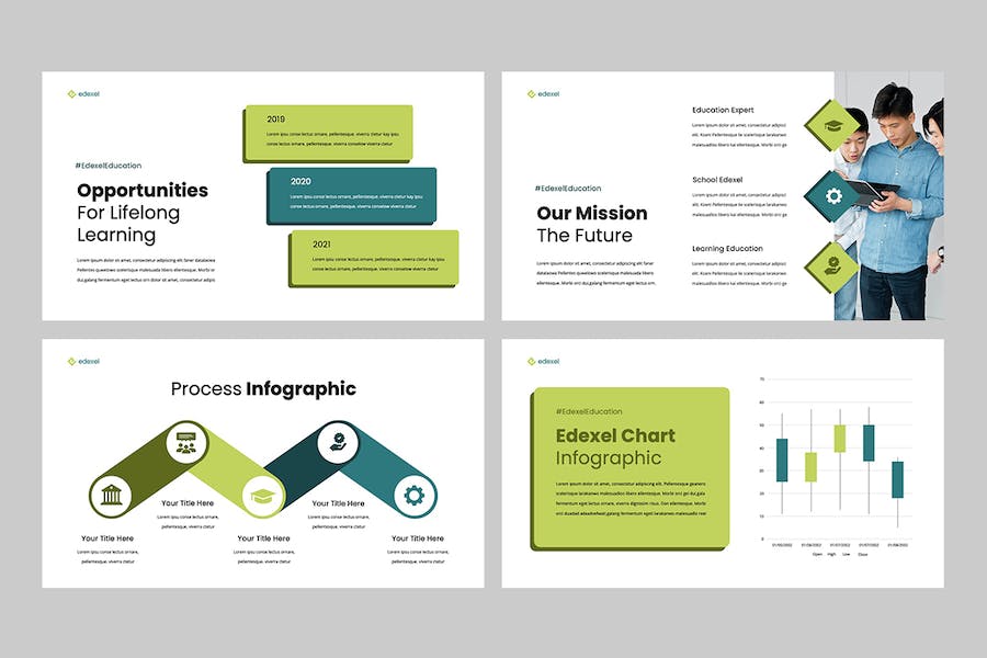 教育课程讲述展示方案Keynote模板 - PPT派