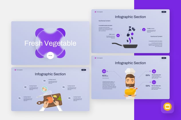 新鲜蔬菜品牌宣传推介PPT模板 - PPT派