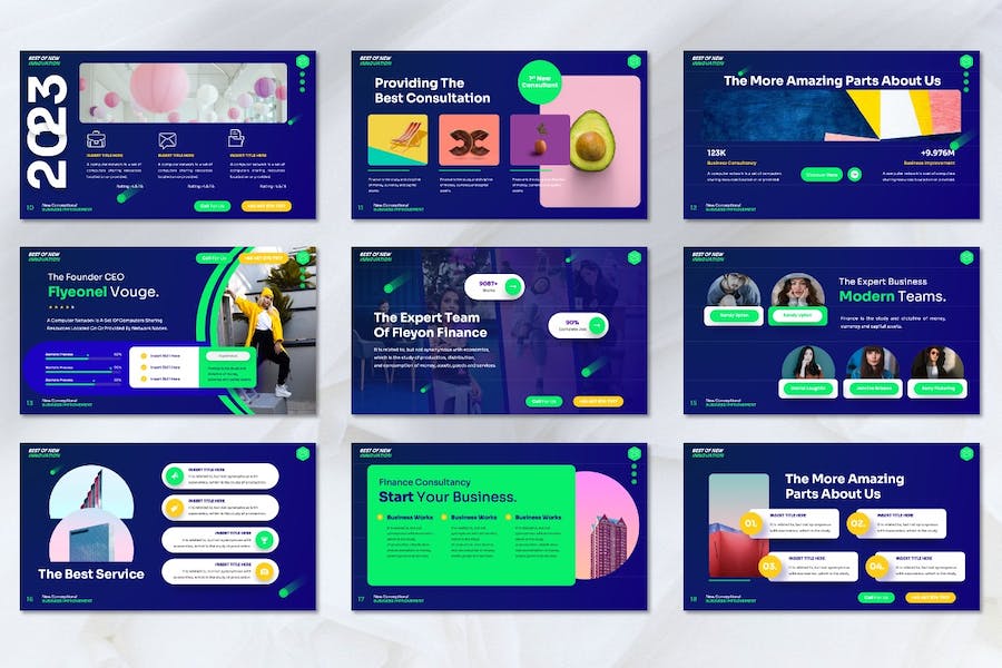 企业公司年度报告总结PPT模板 - PPT派