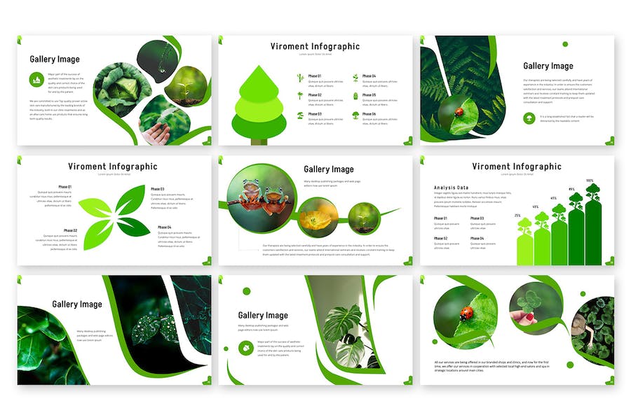 环境保护生态可持续发展Keynote模板 - PPT派