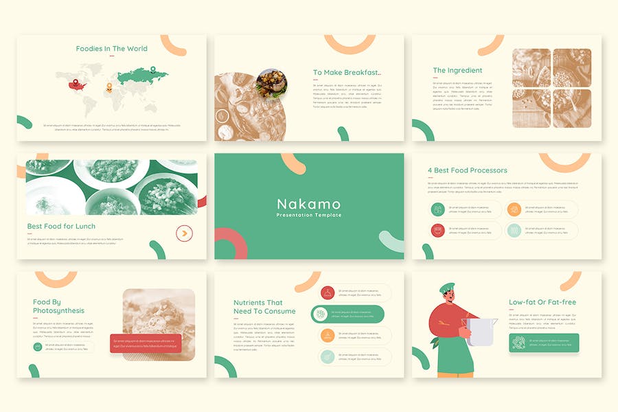 餐饮美食品牌商业融资计划书Keynote模板 - PPT派