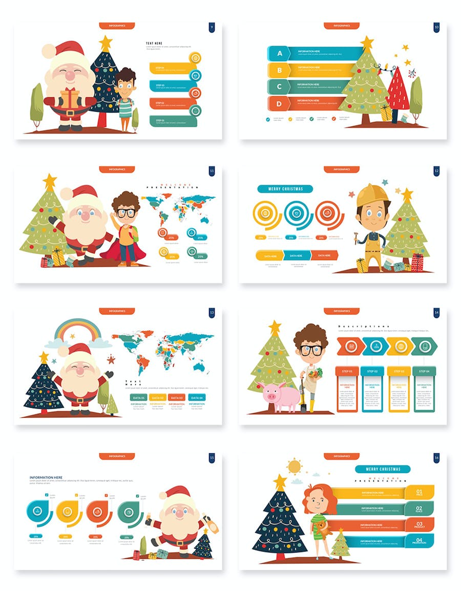 圣诞节快乐主题演讲策划Keynote模板 - PPT派