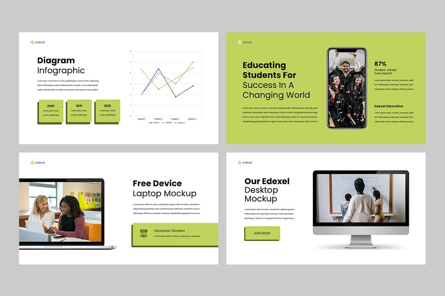 教育课程讲述展示方案Keynote模板 - PPT派