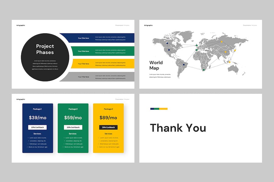 数据信息图可视化图表展示PPT模板 - PPT派