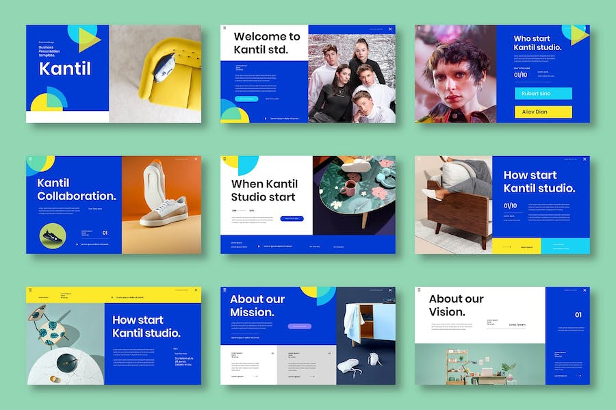 商务业务团队协作管理Keynote模板 - PPT派