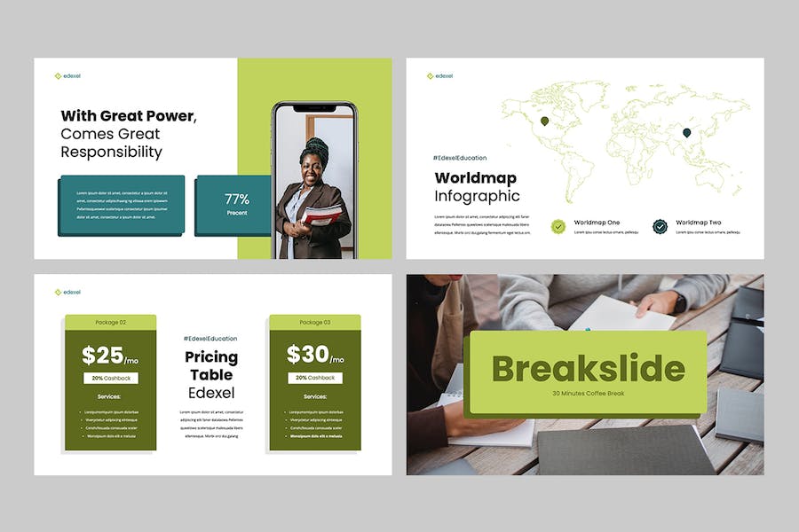 教育课程讲述展示方案Keynote模板 - PPT派