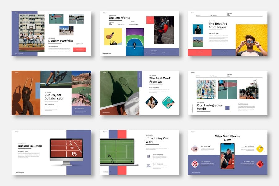 创意商务风格设计展示PPT模板 - PPT派