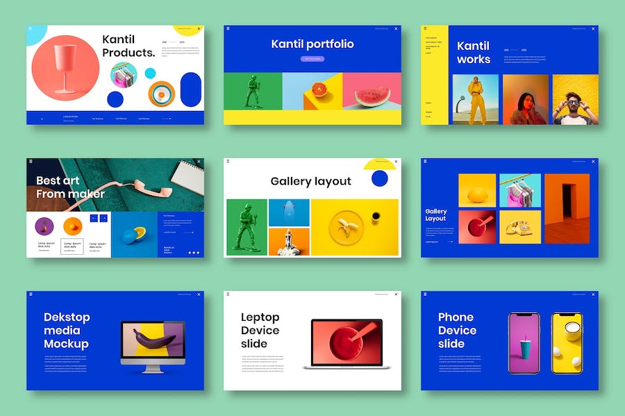 商务业务团队协作管理Keynote模板 - PPT派