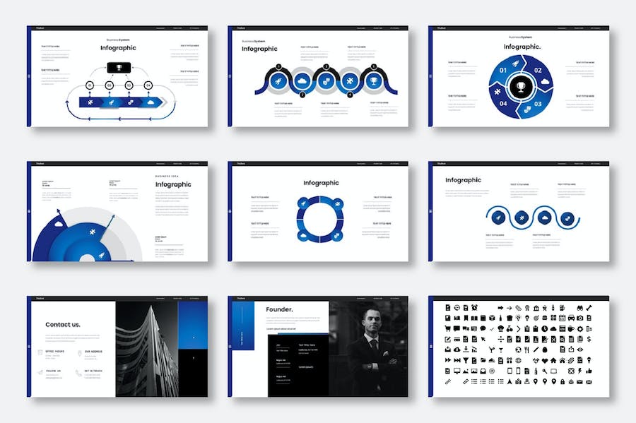 商务风格业务合作展示keynote模板 - PPT派