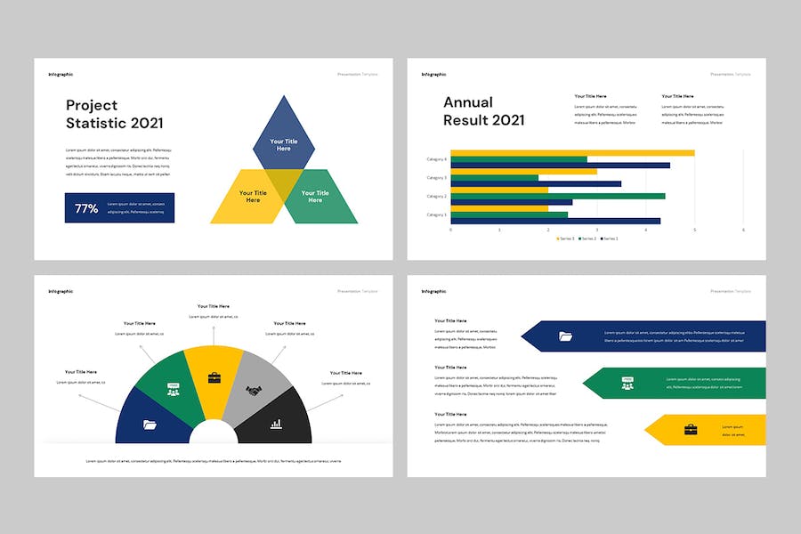 数据信息图可视化图表展示PPT模板 - PPT派