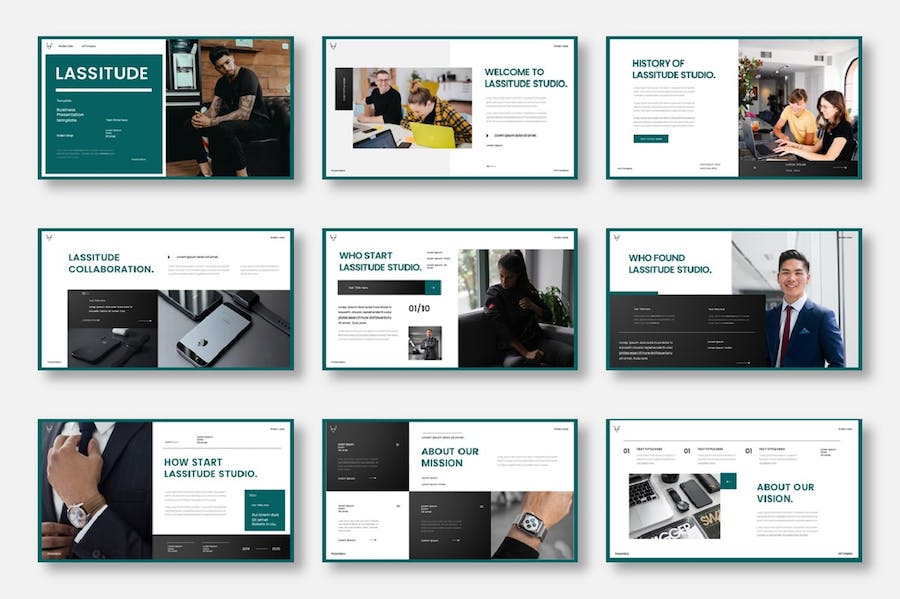 商业企业运营管理方案Keynote模板 - PPT派