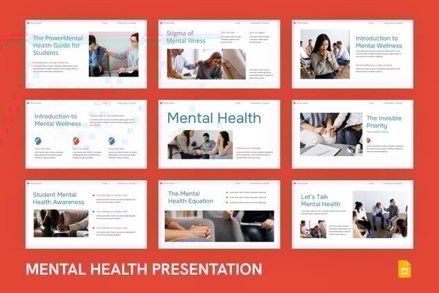 心理健康咨询治疗服务介绍PPT模板 - PPT派