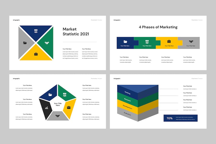 数据信息图可视化图表展示PPT模板 - PPT派