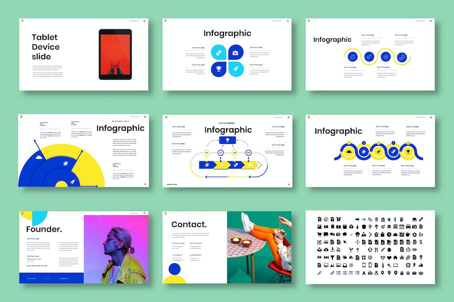 商务业务团队协作管理Keynote模板 - PPT派
