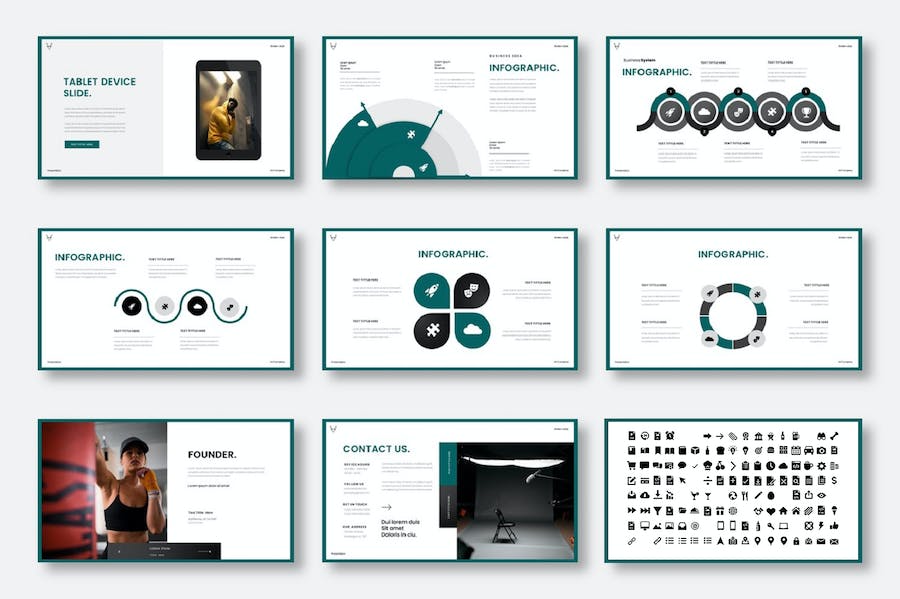商业企业运营管理方案Keynote模板 - PPT派