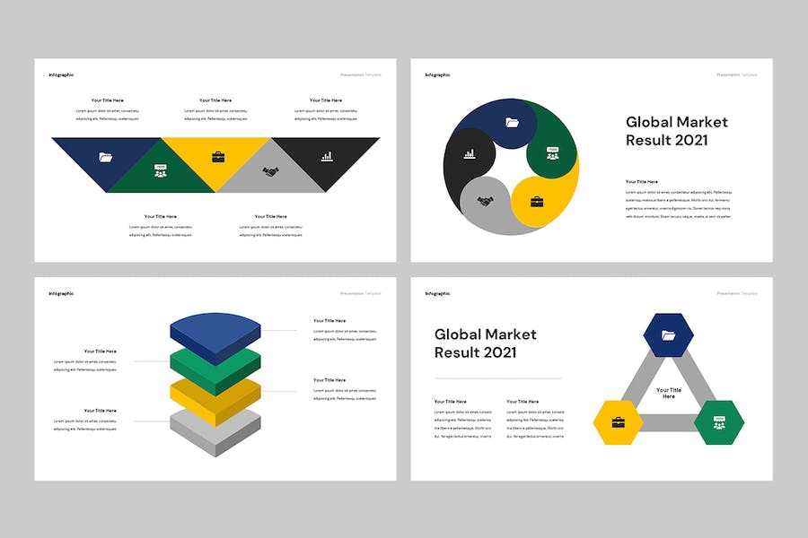 数据信息图可视化图表展示PPT模板 - PPT派