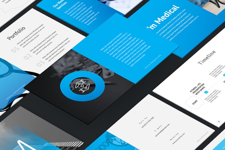 医疗机构专业诊疗服务健康推介医学知识展示PPT模板 - PPT派