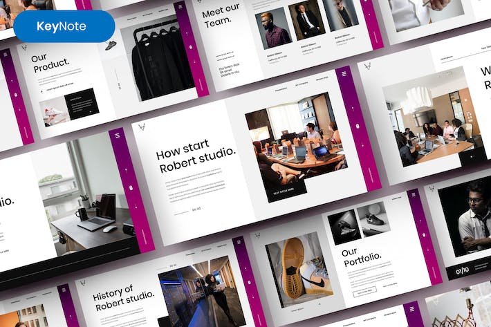 商务业务创意方案设计Keynote模板 - PPT派