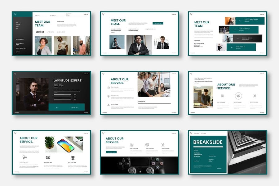 商业企业运营管理方案Keynote模板 - PPT派