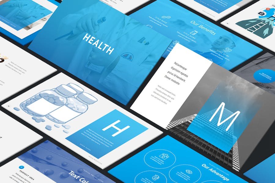 医疗机构专业诊疗服务健康推介医学知识展示PPT模板 - PPT派