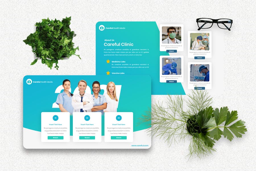 医疗护理健康知识Keynote模板 - PPT派