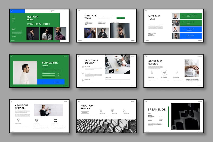 商务品牌设计方案企业形象推介PPT模板 - PPT派