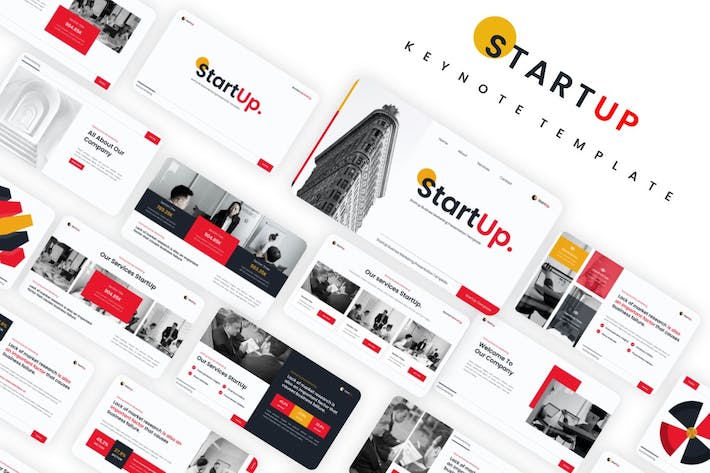 创业企业营销推广品牌建设Keynote模板 - PPT派