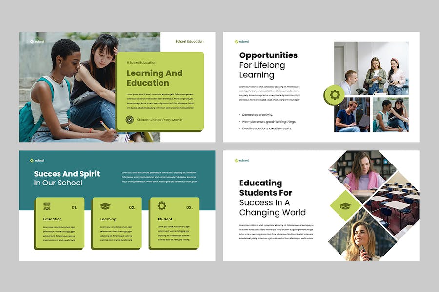 教育课程讲述展示方案Keynote模板 - PPT派