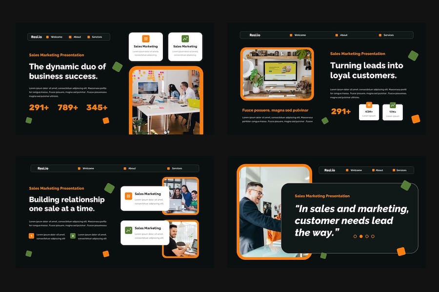 销售市场讲述展示推介方案Keynote模板 - PPT派