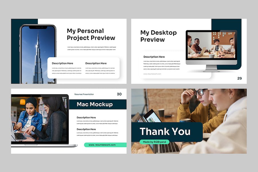 个人简历求职应聘讲述Keynote模板 - PPT派