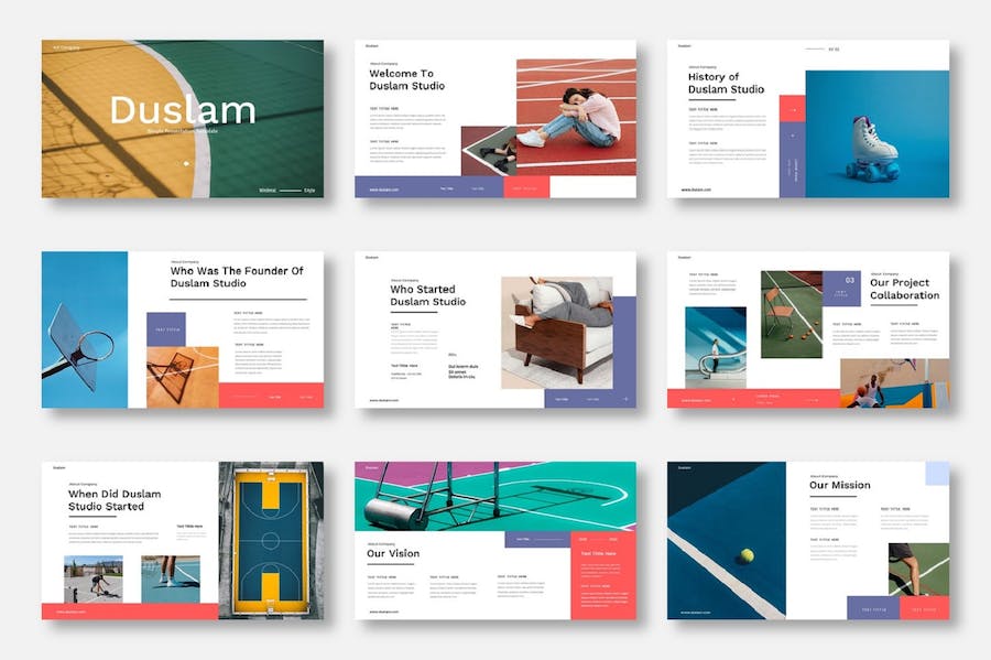 创意商务风格设计展示PPT模板 - PPT派