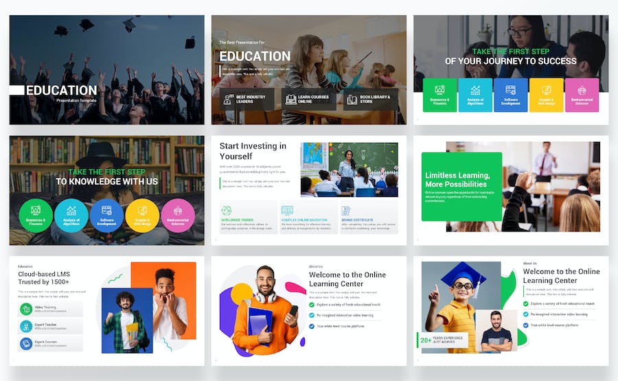 教育培训课程教学设计展示PPT模板 - PPT派