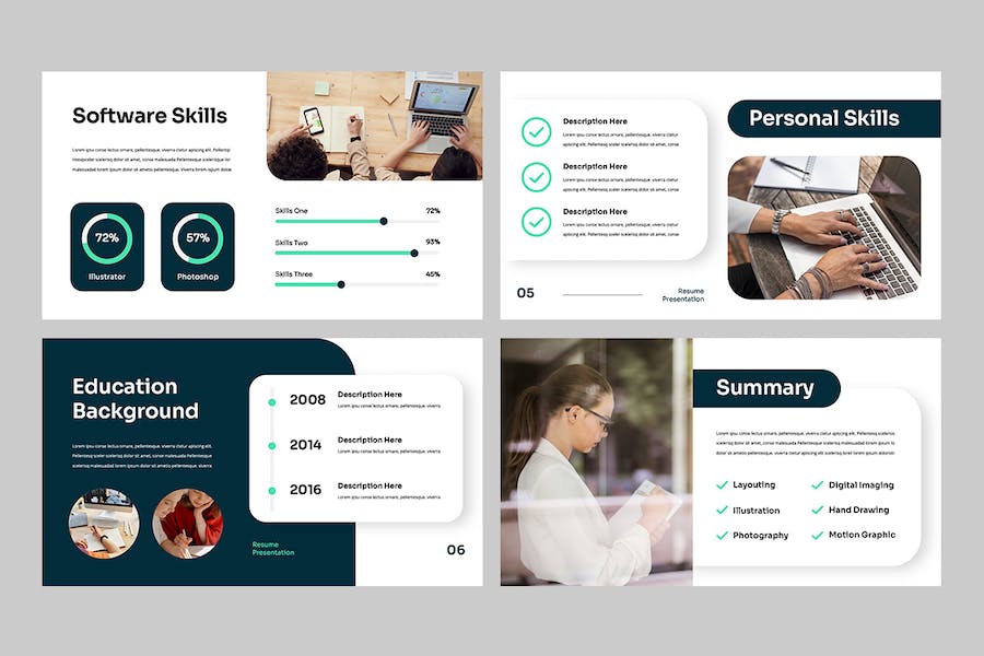 个人简历求职应聘讲述Keynote模板 - PPT派