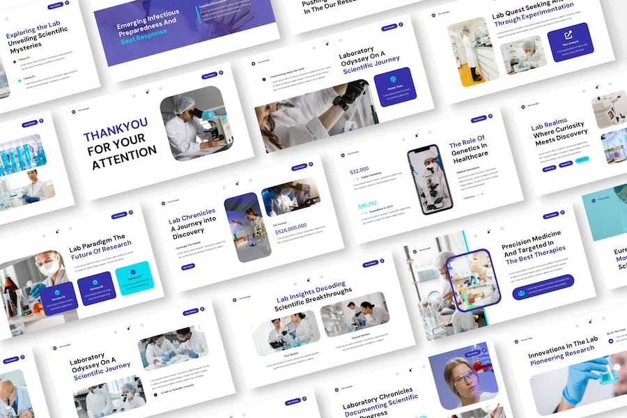 医疗中心诊疗服务介绍展示PPT模板 - PPT派