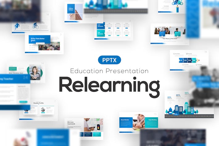 再学习-教育-PowerPoint-模板- PPT派