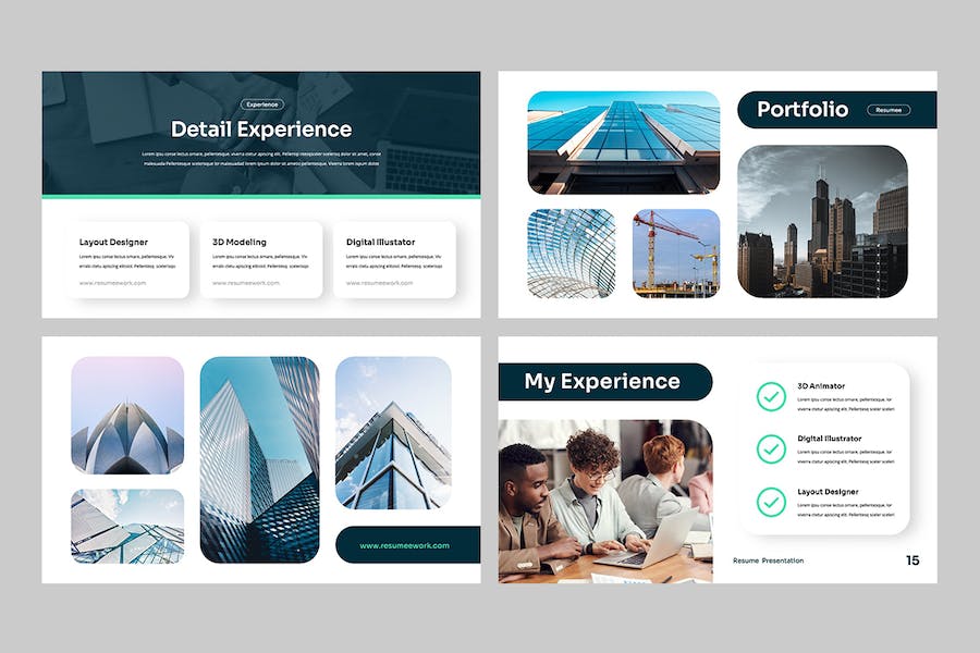 个人简历求职应聘讲述Keynote模板 - PPT派