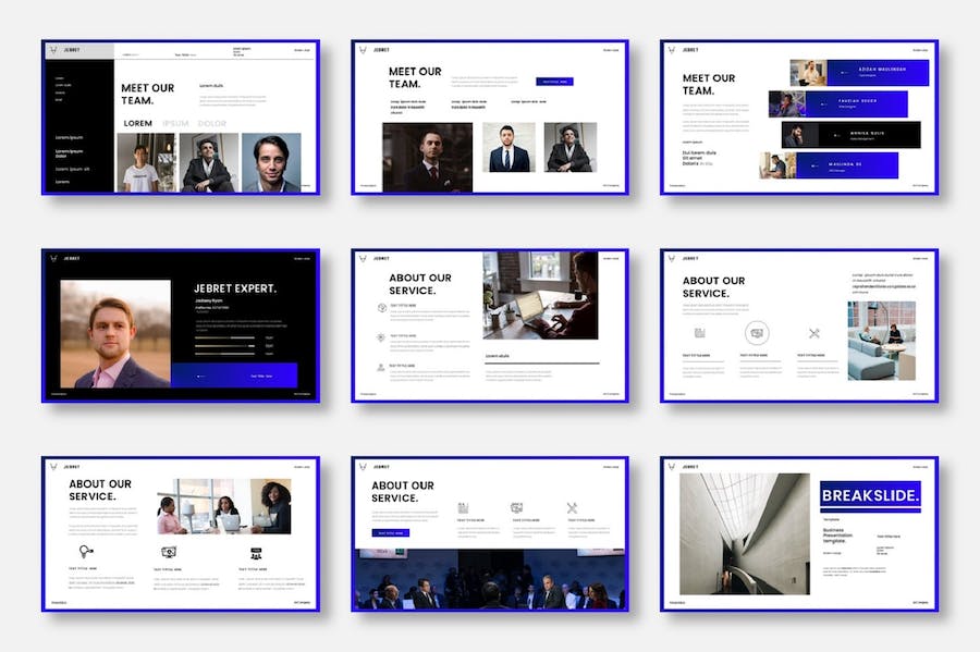 商务企业品牌推介方案展示PPT模板 - PPT派