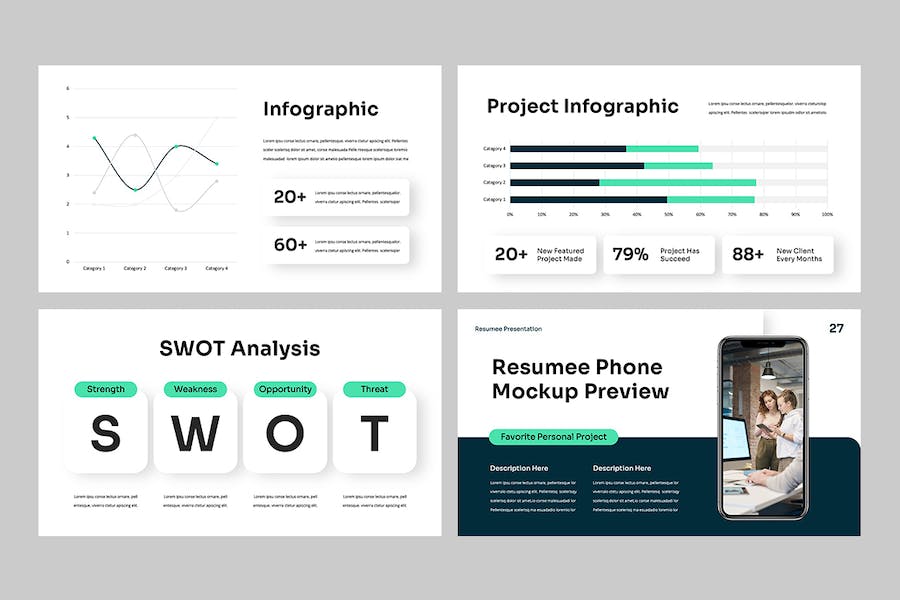 个人简历求职应聘讲述Keynote模板 - PPT派
