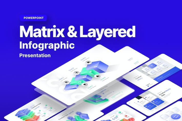 Matrix-layered-infographic-powerpoint-template- PPT派