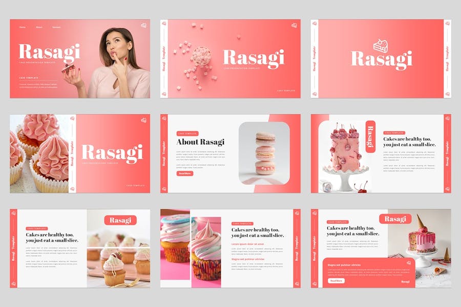 餐饮甜品讲述展示品牌推广运营PPT模板 - PPT派