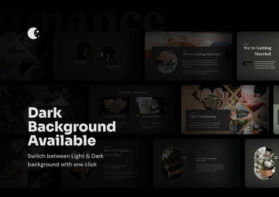 浪漫婚礼主题演讲方案Keynote模板 - PPT派