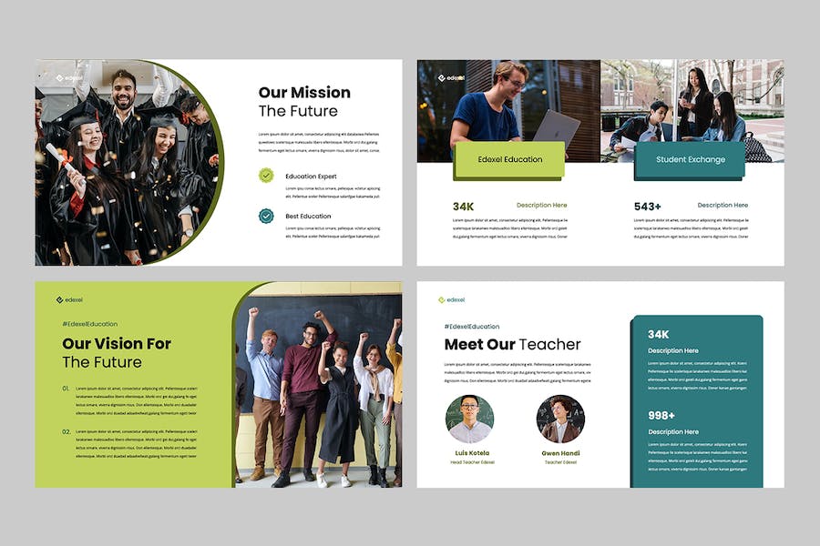 教育课程讲述展示方案Keynote模板 - PPT派