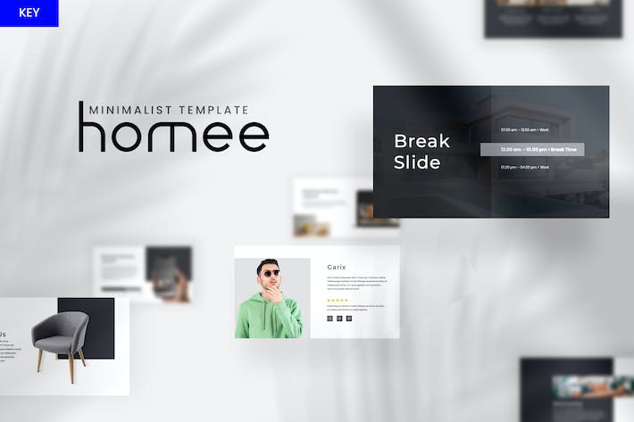 极简主义创意简约商业演讲Keynote模板 - PPT派