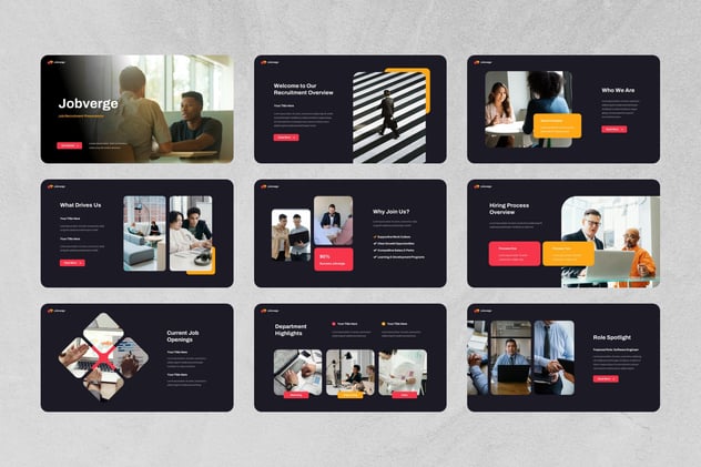 企业人才招聘校园招聘宣讲Keynote模板 - PPT派