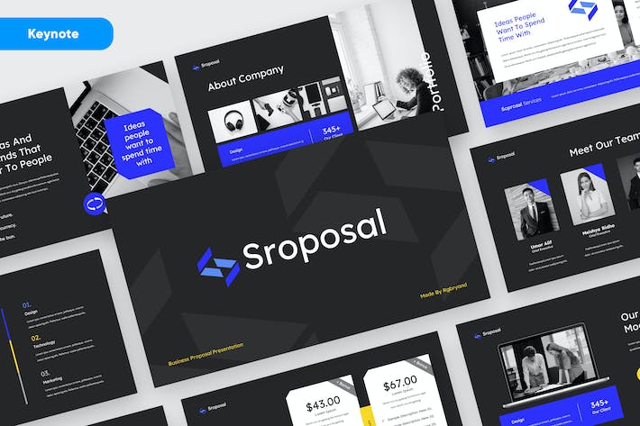 商务业务建议书融资提案Keynote模板 - PPT派