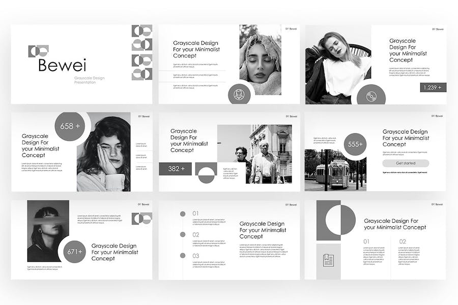 时尚商务企业品牌推广PPT模板 - PPT派